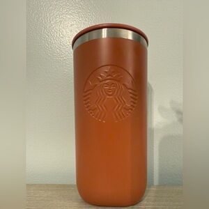 Starbucks 2024 Terracotta 90% Recycled Stainless Steel 12oz Triangle Tumbler Cup